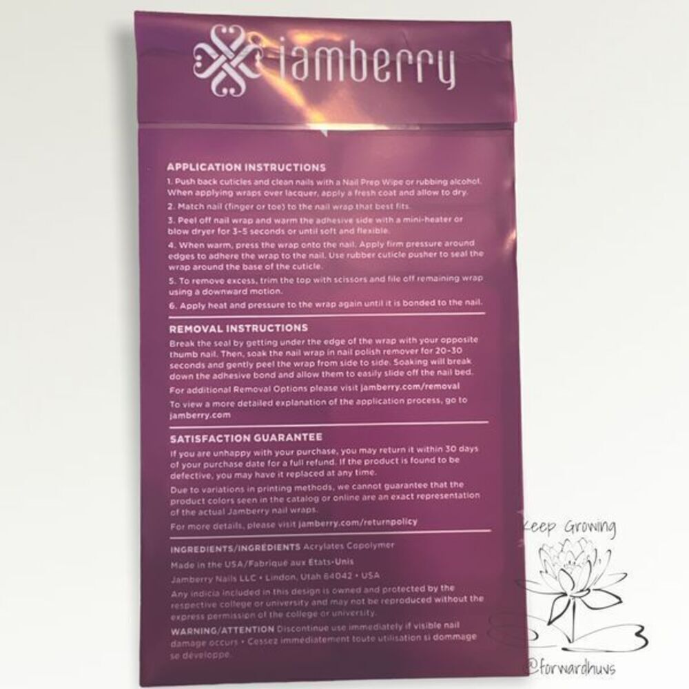 Bundle Sale 3 for $15 | Jamberry - 2 Full Sheet Nail Wraps - Picture 7 of 12